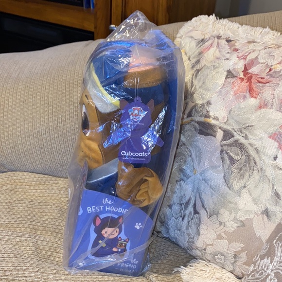 💙🤎💙NWT Nickelodeon Paw Patrol Chase Cubcoats 2-in 1 Hoodie - Picture 4 of 8